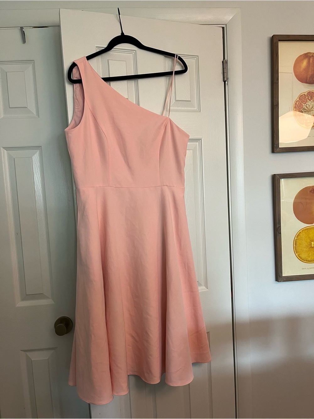 Gal Meets Glam Collection Pink Midi Dress Size 14 Romantic